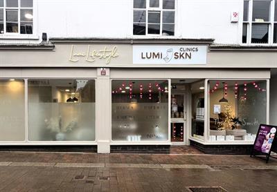 Lumi SKN Clinics storefront graphics Photo